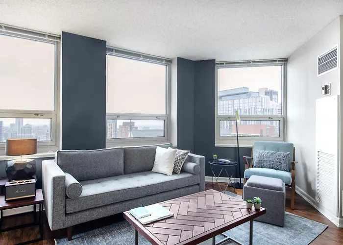 River N 1br W Gym Wd Nr Mag Mile Chi-86 Apartamento