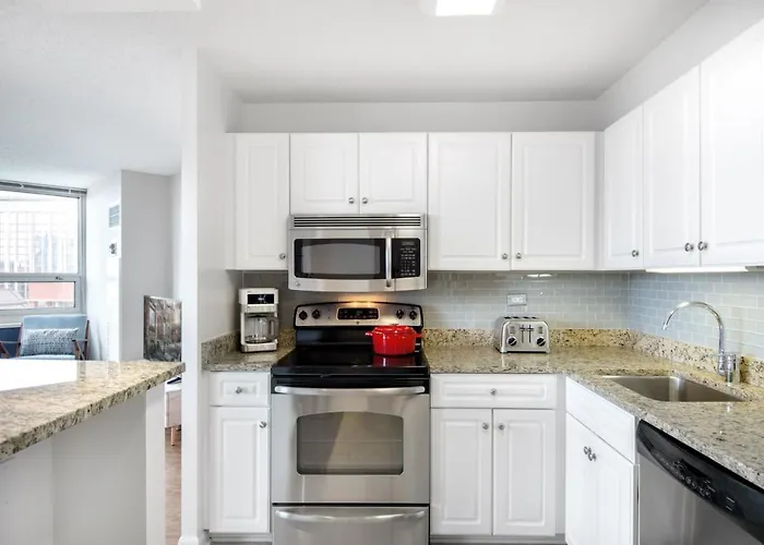 Apartamento River N 1br W Gym Wd Nr Mag Mile Chi-86 *