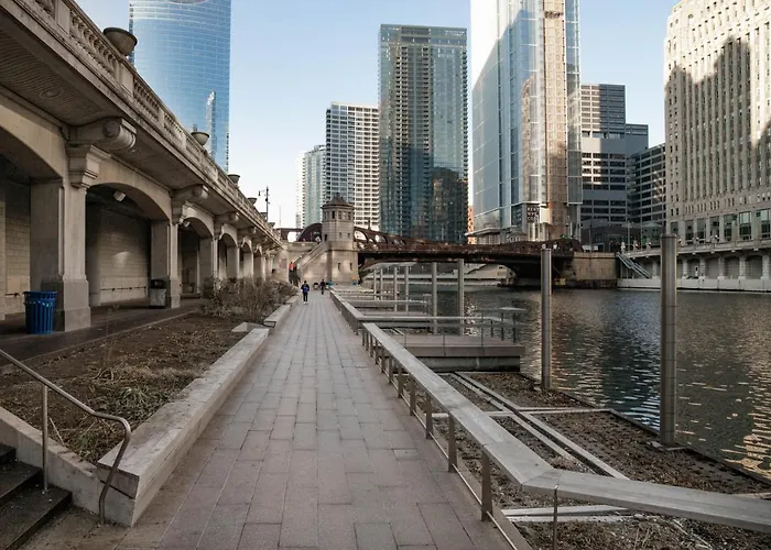Apartamento River N 1br W Gym Wd Nr Mag Mile Chi-86